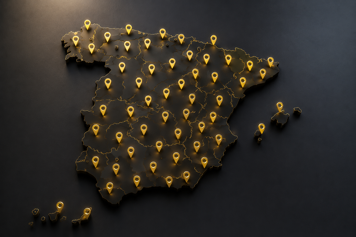 +100 puntos de venta en toda Espana