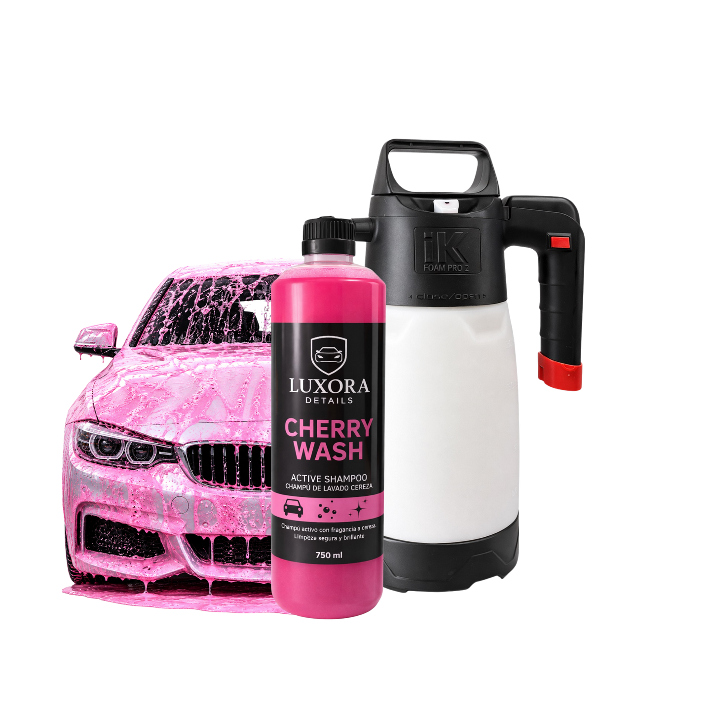 Pack Cherry wash + IK Foam Pro 2